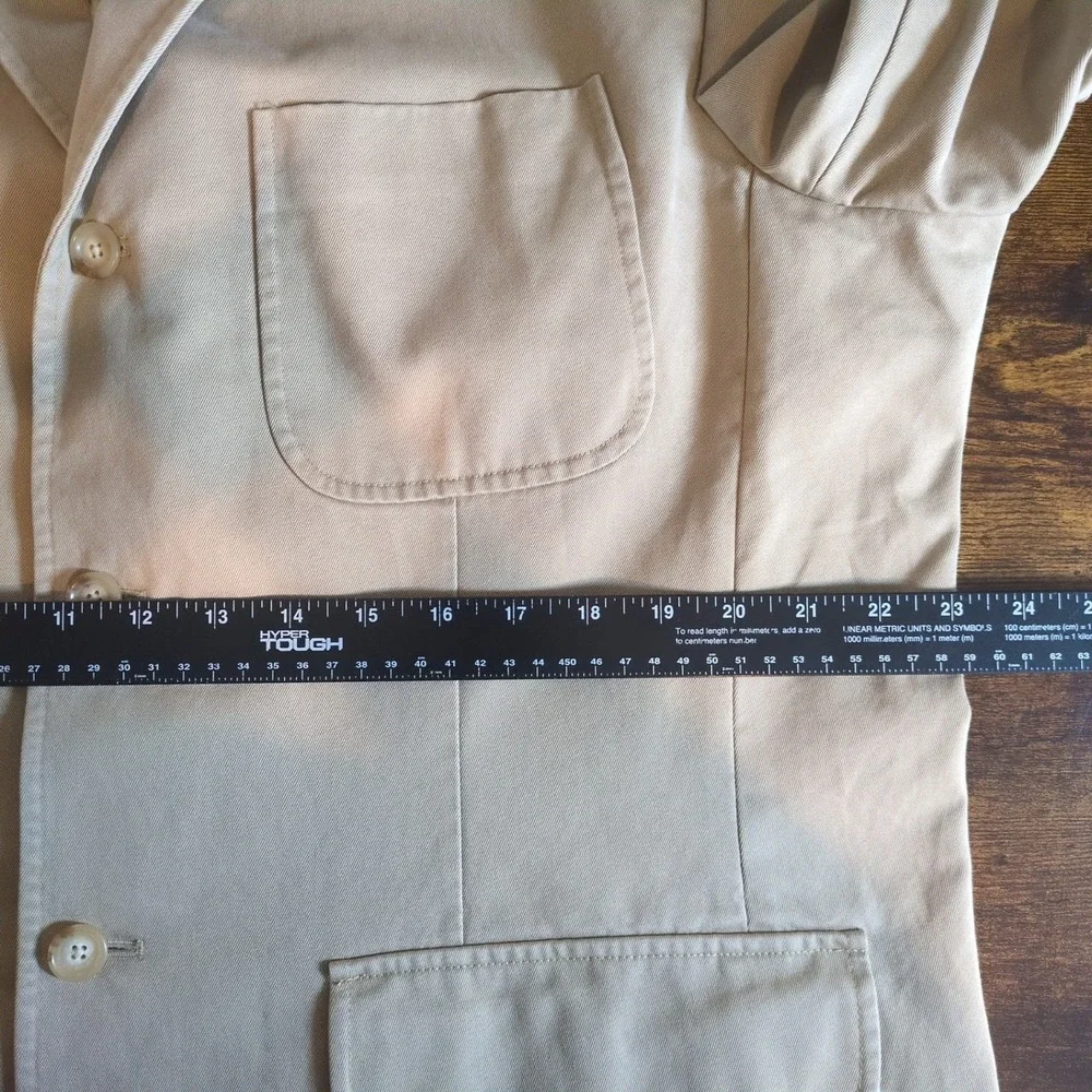 NWT Polo Ralph Lauren Mens XL Tan 3-Button Blazer Sport Coat Jacket Summer